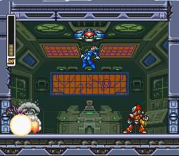 Zero saves Mega Man X