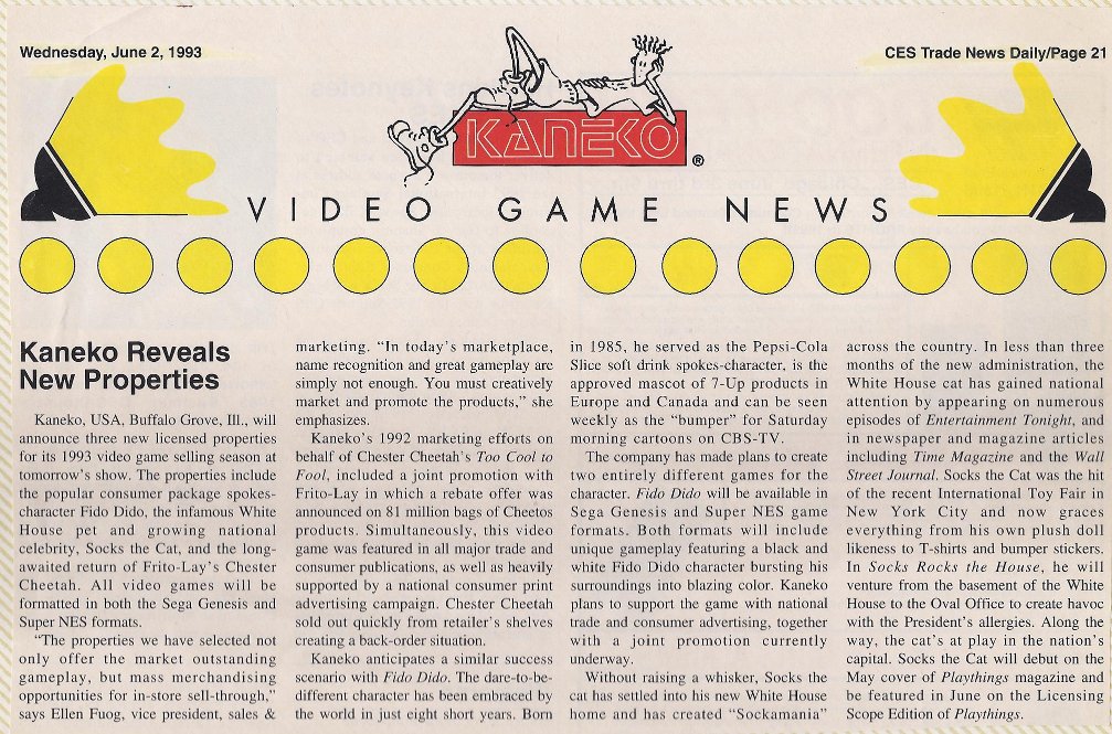 Article in the CES Trade News Daily from June 2nd, 1993