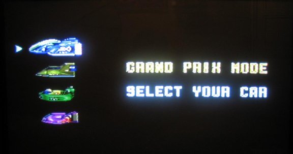 You can choose any car you wish for the F-Zero race