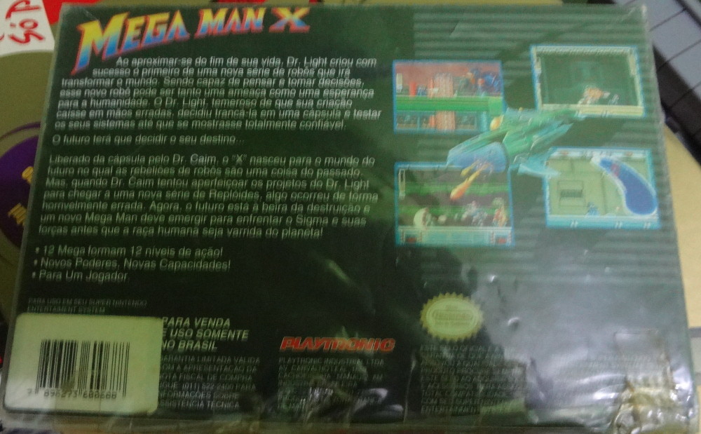 Mega Man X - Playtronic (box - back)