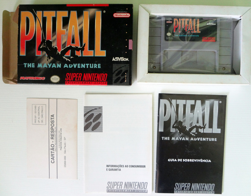 Pitfall - The Mayan Adventure - Playtronic (CIB - note the cart uses a standard US label)