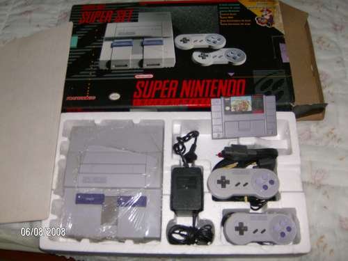 Super NES system with Super Mario Kart Pack-in - Playtronic