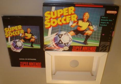Super Soccer - Playtronic (Box and Cart - Front)