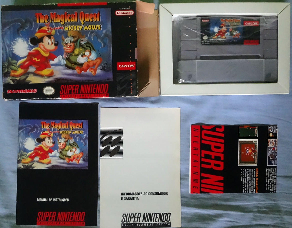 Magical Quest, The: Staring Mickey Mouse - Playtronic (CIB - note the cart uses a standard US label)