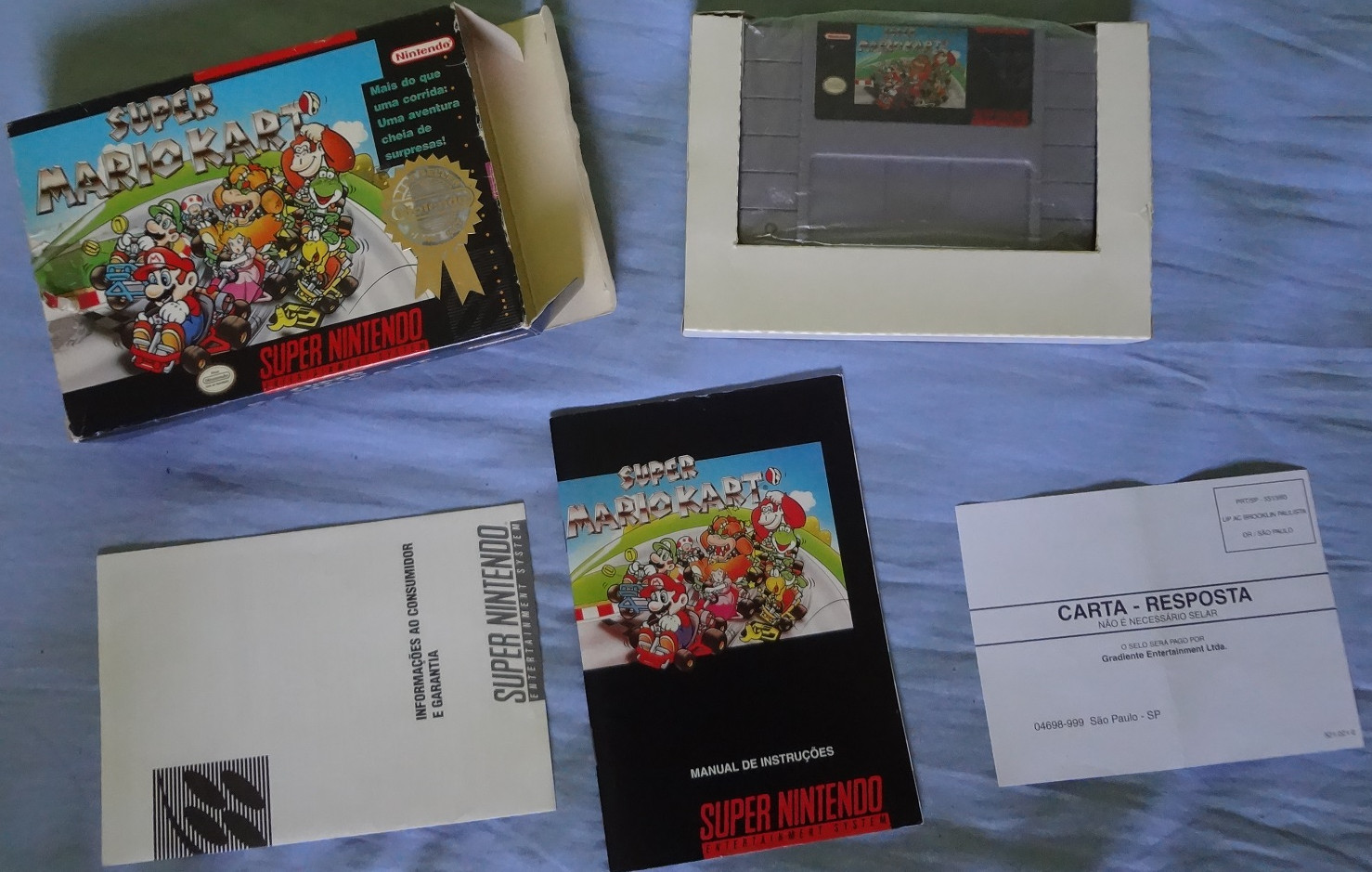 Super Mario Kart - Best Seller release - Gradiente (CIB)