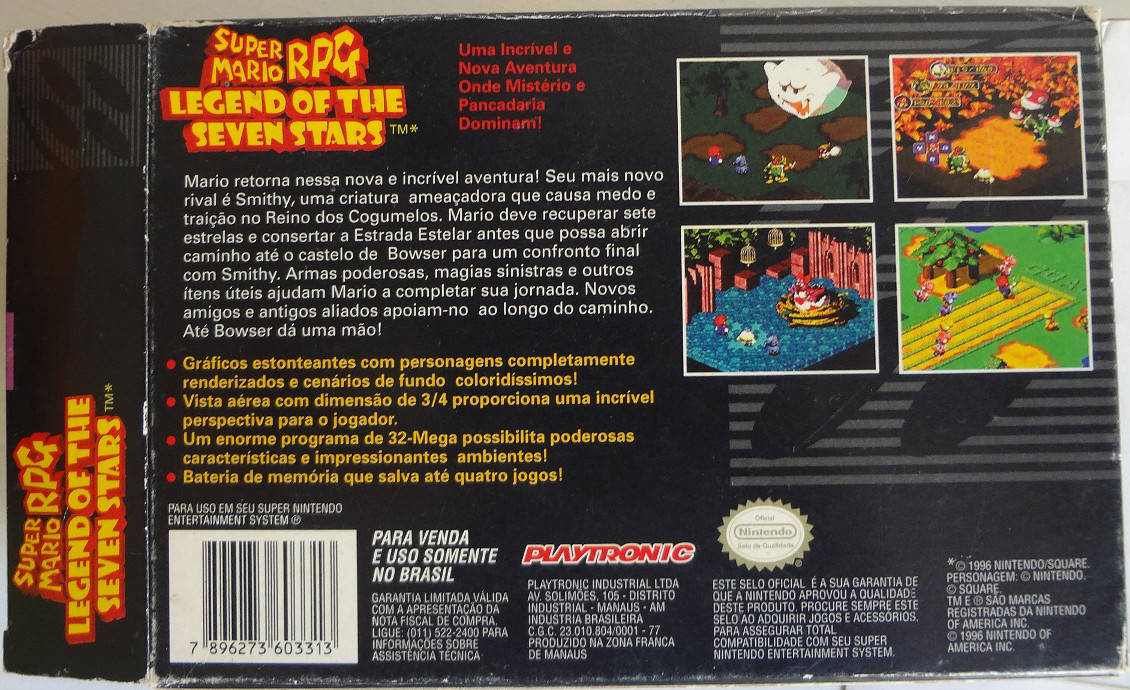 Super Mario RPG - Playtronic (box - back)