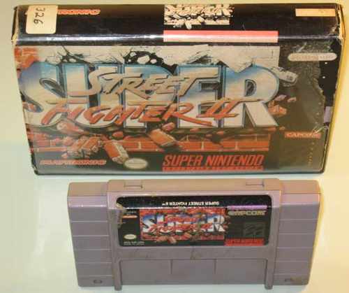 Super Street Fighter 2 - Playtronic (Box and Cart)