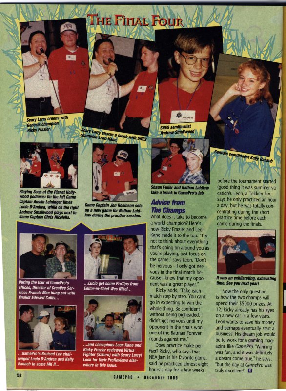 Gamepro article on the Blockbuster World Video Game Championship (Page 3)