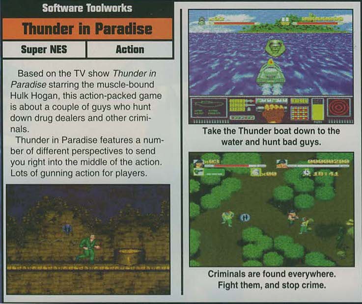 Scan from the October 1994 issue of EGM showing a preview of the game
