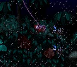 Swinging through the rain