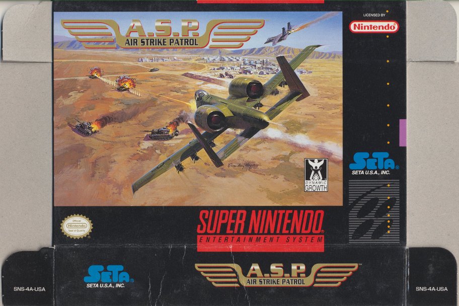 A.S.P. Air Strike Patrol Box Shot for Super Nintendo - GameFAQs