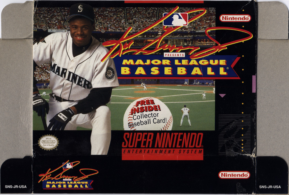 Ken Griffey Jr. Presents Major League Baseball - Super Nintendo - Complete