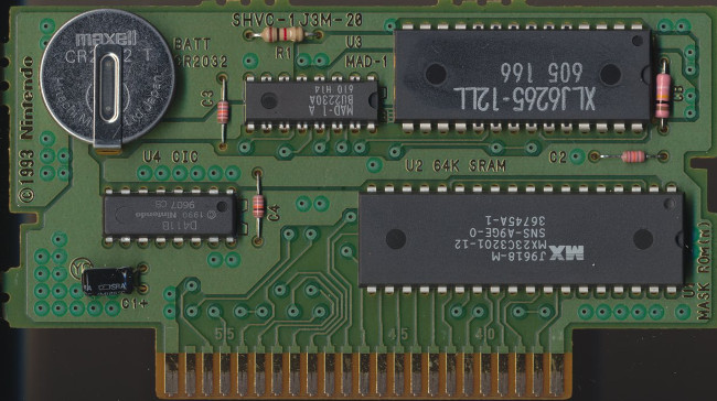 snes 1 chip serial number