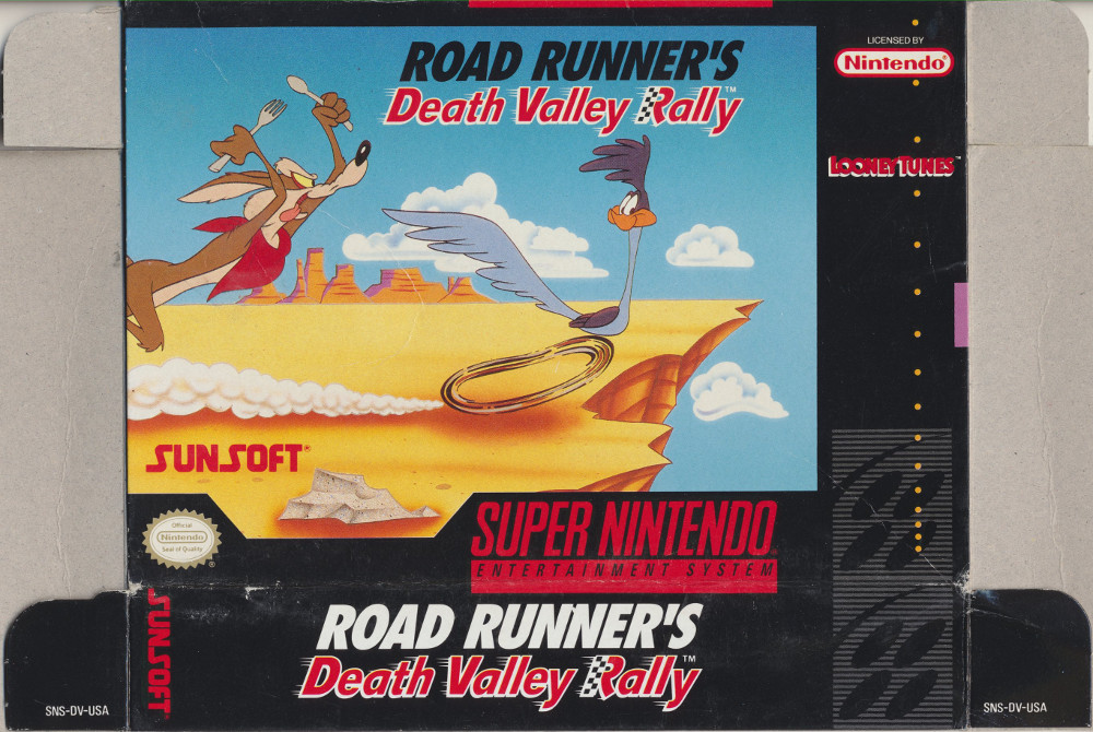 Road Runner's Death Valley Rally - SNES - Jogo do Papa léguas com legendas  em portugues. 