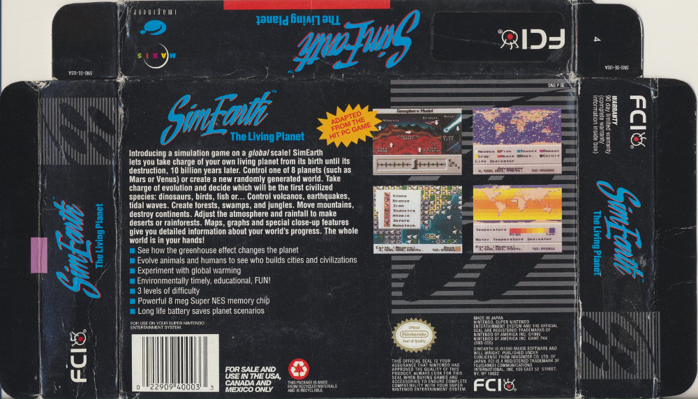 Snes Central Simearth The Living Planet