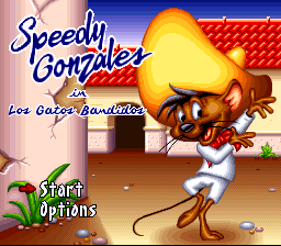 Speedy Gonzales in Los Gatos Bandidos - SNES Super Nintendo