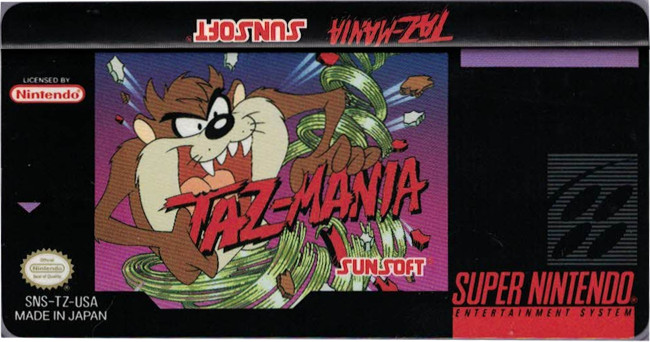 Taz top mania snes