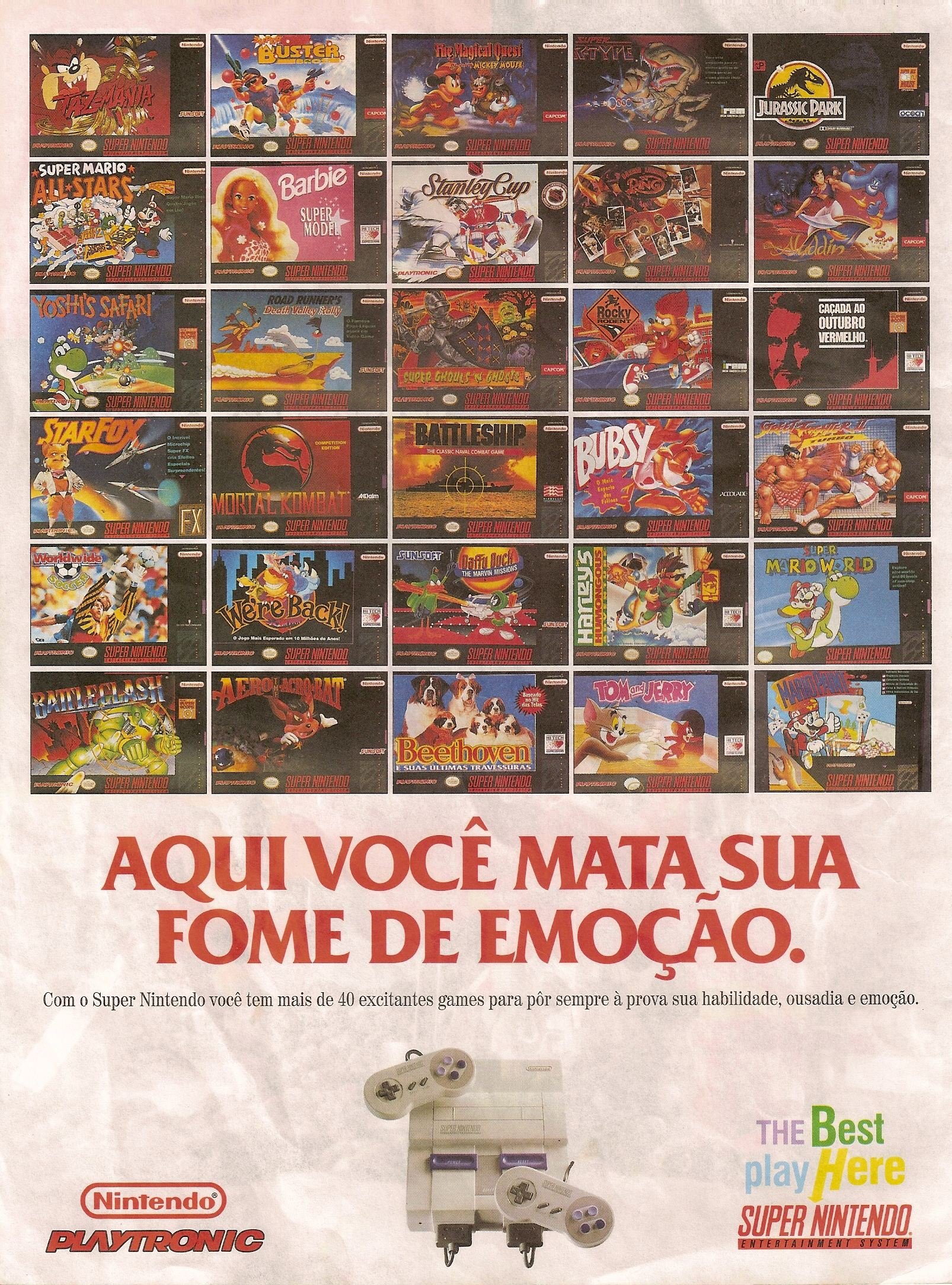 Advertisement from a Brazillian magazine