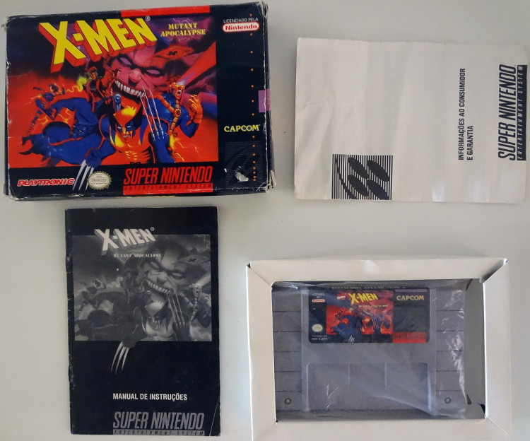 X-Men Mutant Apocalypse - Playtronic (CIB - note the cart uses a standard US label)