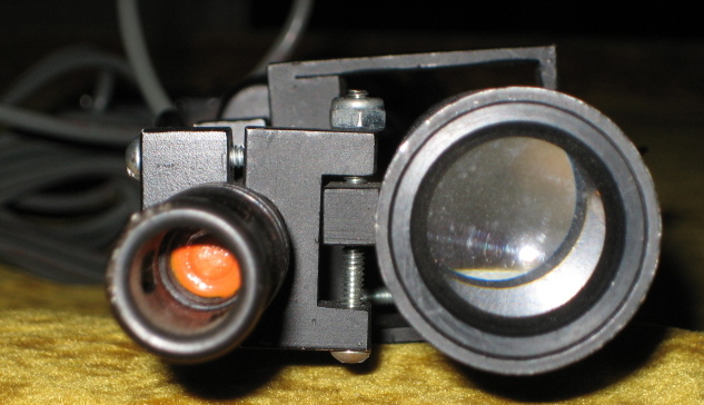 Closeup of the front of the scope