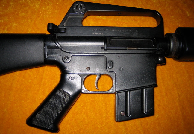 Closeup of the trigger