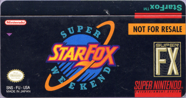 Star Fox Super Nintendo SNES MANUAL ONLY